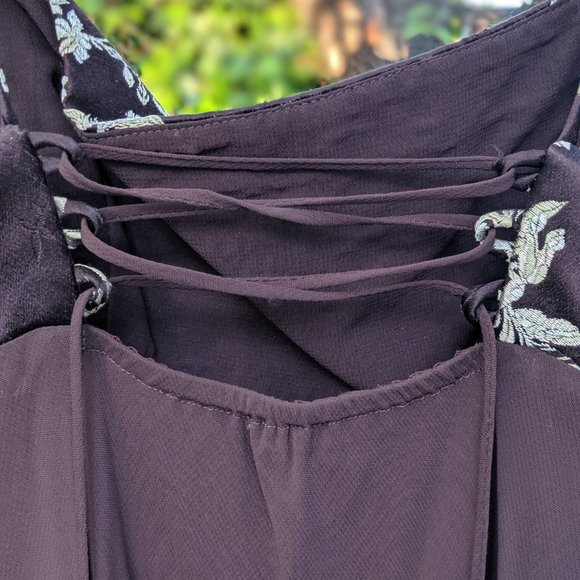 VINTAGE Odessa Silk Gown in Chocolate - Picture 4 of 8